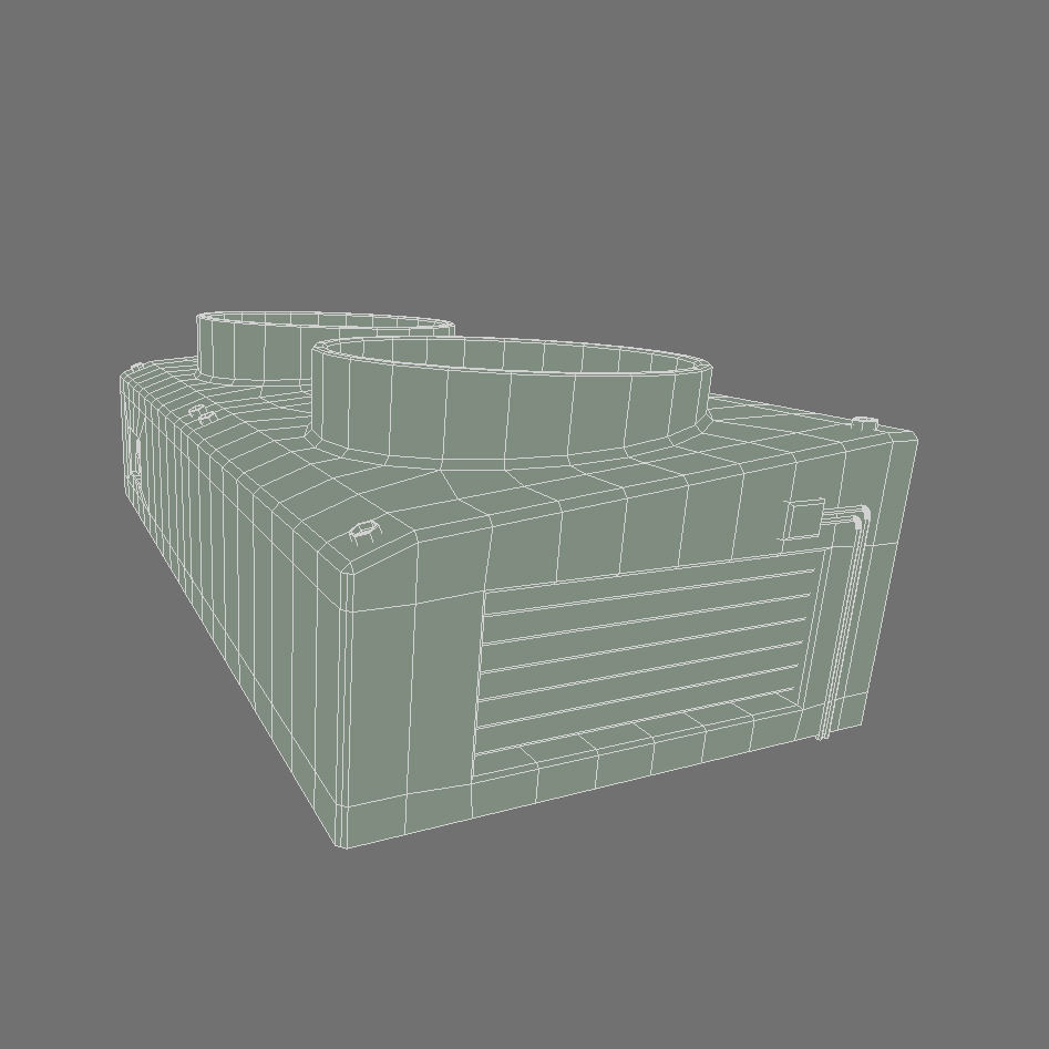 Rooftop Airconditioner Unit 3D model_7