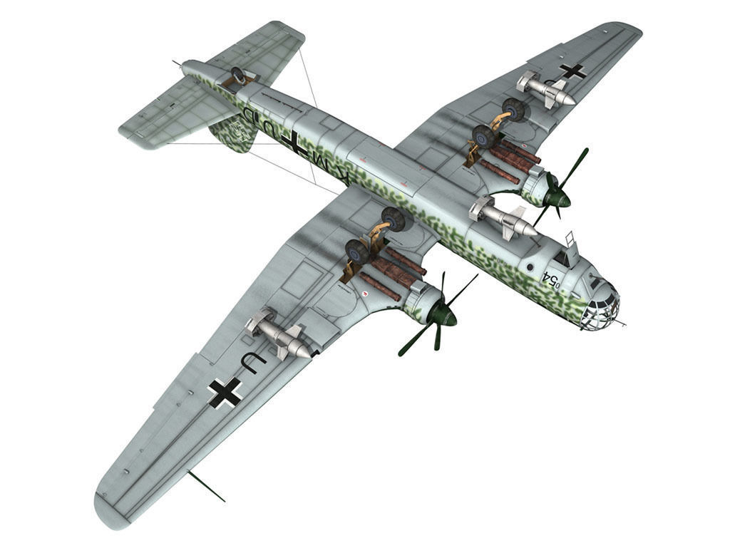 Heinkel He-177 - Greif - KMUD 3D model_4