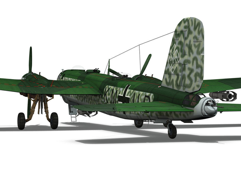 Heinkel He-177 - Greif - KMUD 3D model_11