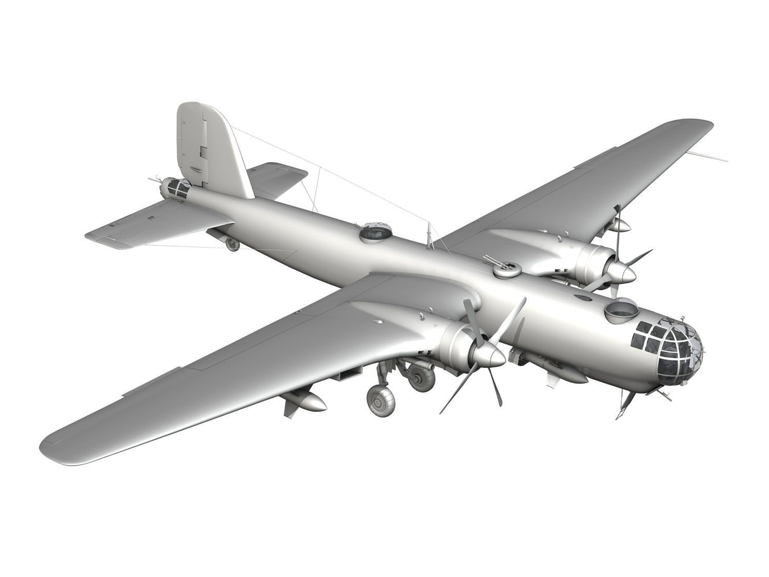 Heinkel He-177 - Greif - KMUD 3D model_18