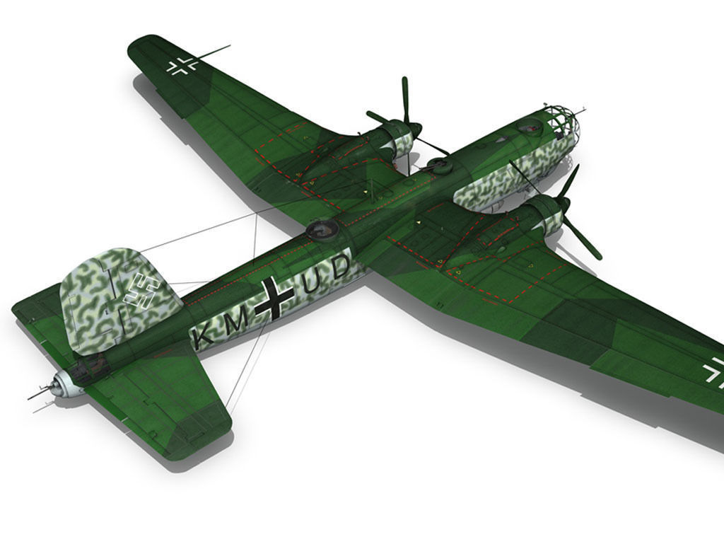 Heinkel He-177 - Greif - KMUD 3D model_5