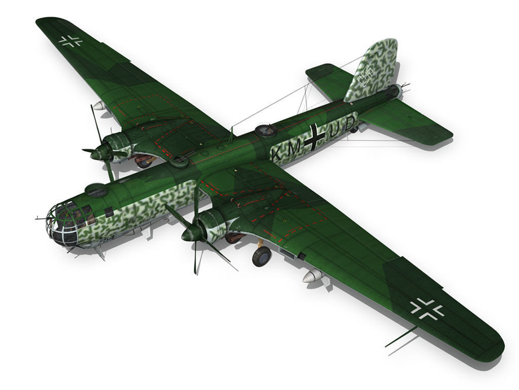 Heinkel He-177 - Greif - KMUD 3D model_1