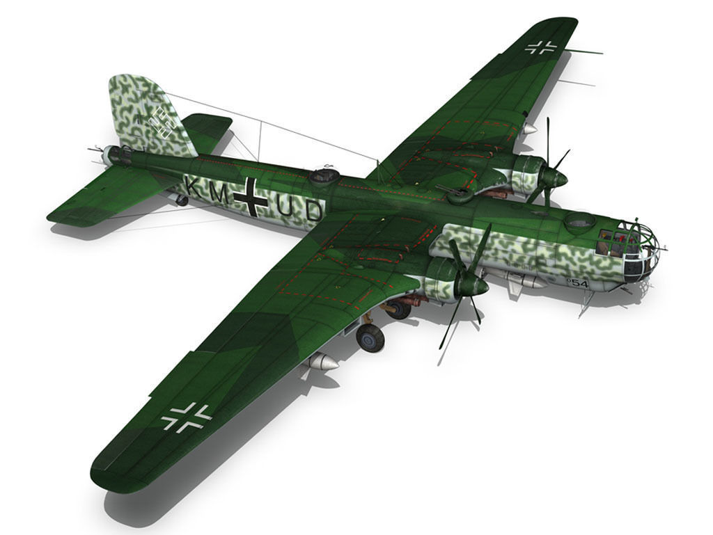 Heinkel He-177 - Greif - KMUD 3D model_2