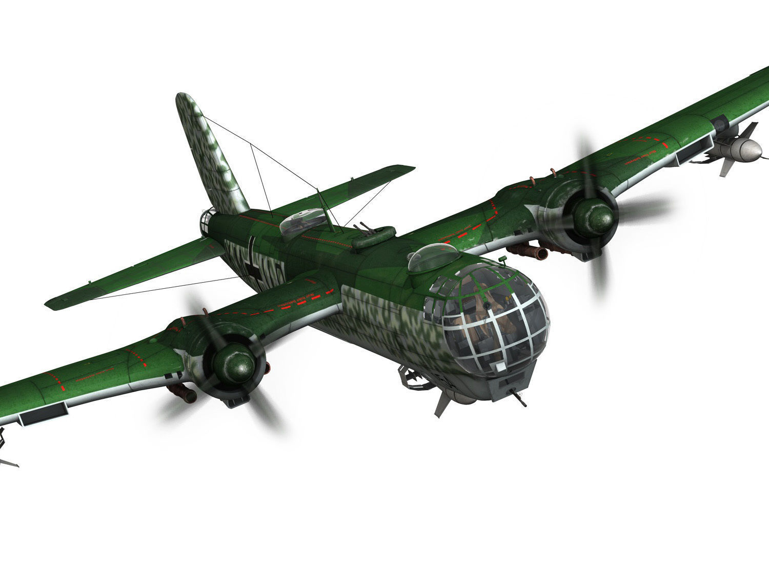 Heinkel He-177 - Greif - KMUD 3D model_7