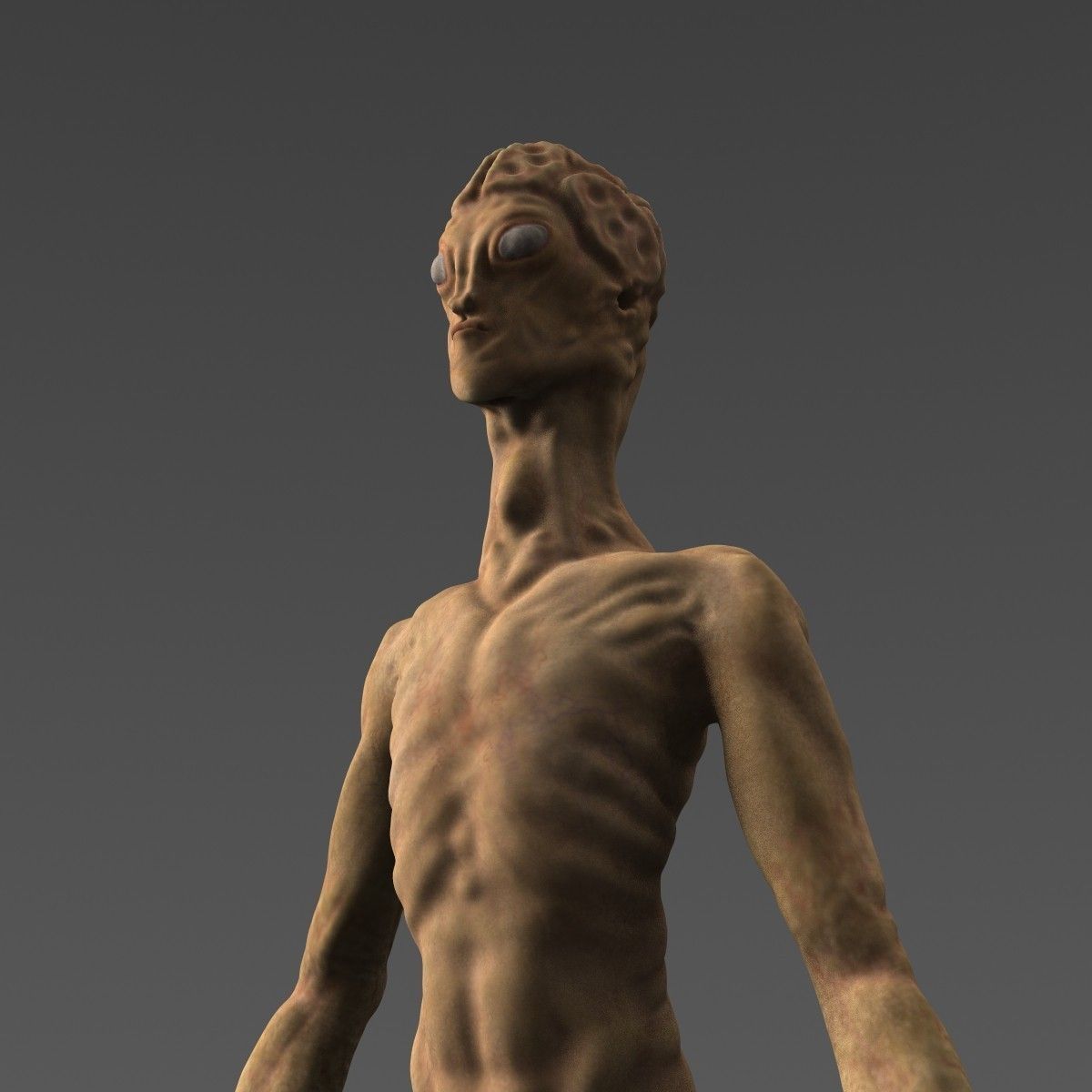 Scary Alien Character 3D model_7