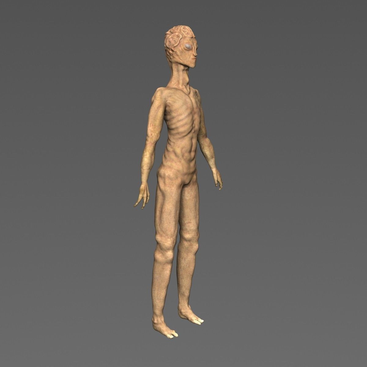 Scary Alien Character 3D model_2