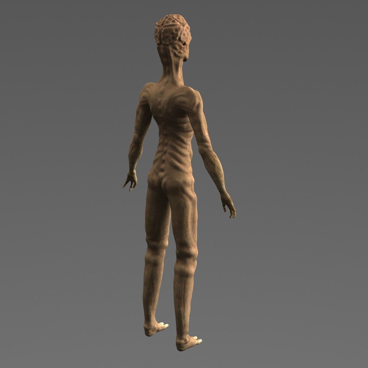 Scary Alien Character 3D model_4