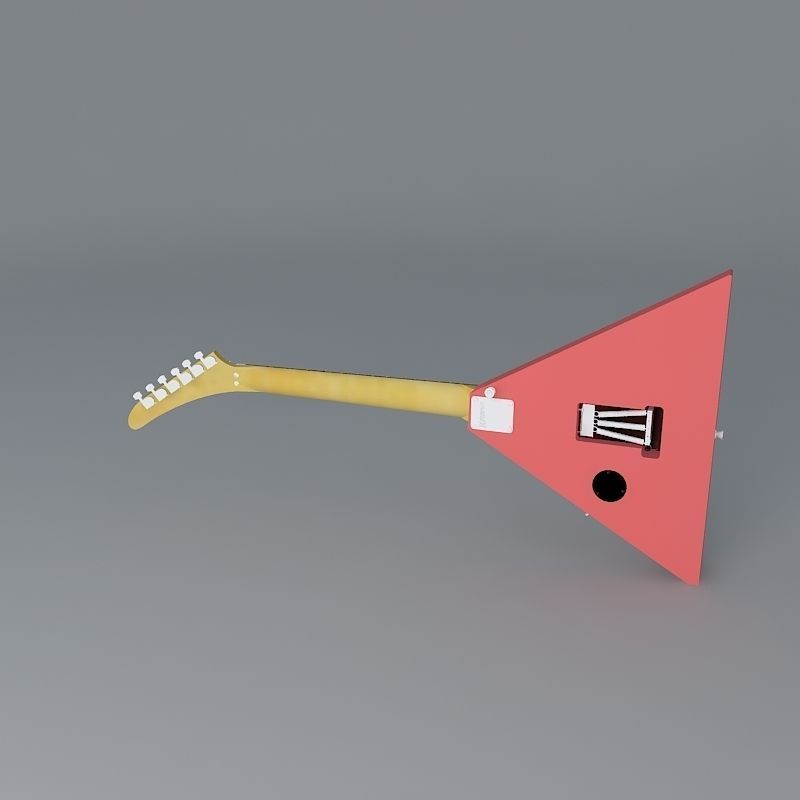 1990 Kramer Russian Balalaika guitar Free 3D model_1
