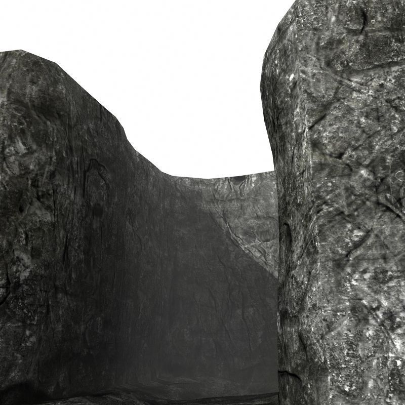 Rocky Walls 3D model_5