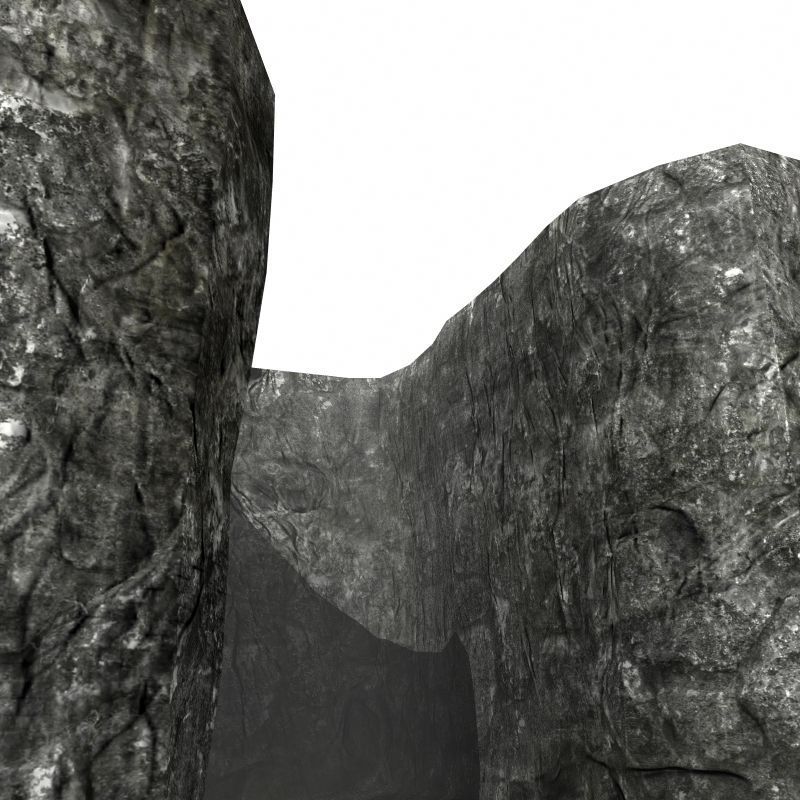 Rocky Walls 3D model_1
