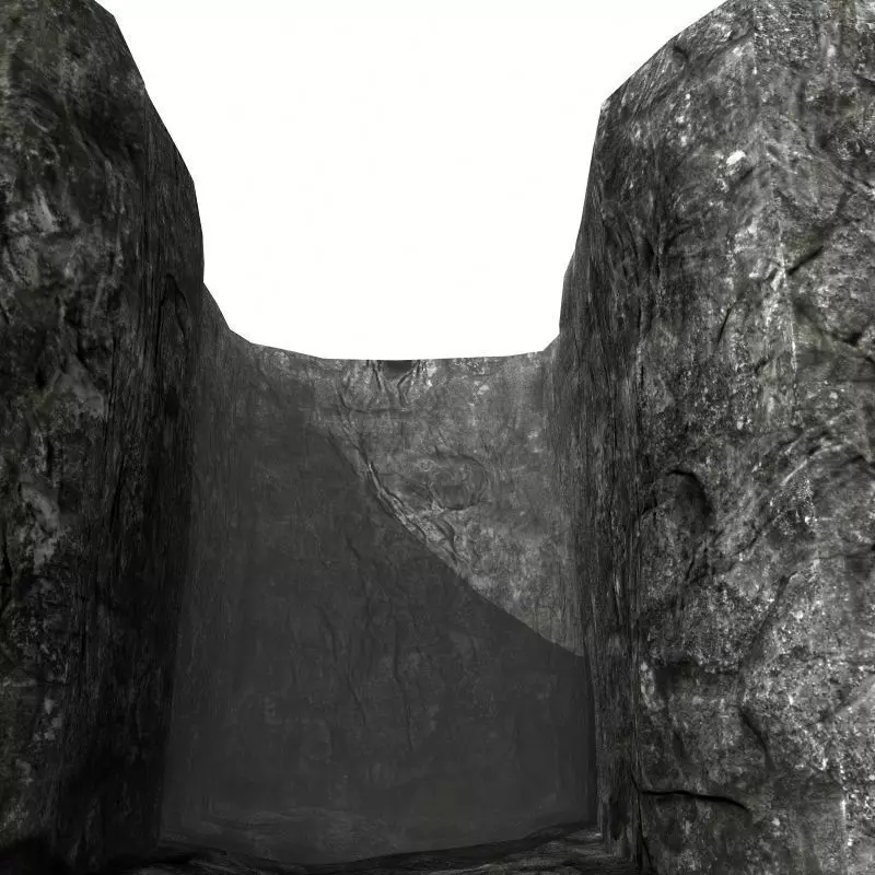 Rocky Walls 3D model_0