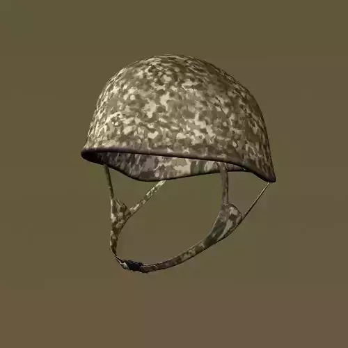 Army Camoflage Helmet 3D model