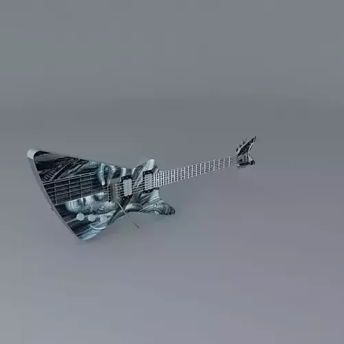 H R Giger Steve Stevens Atomic Playboysguitar