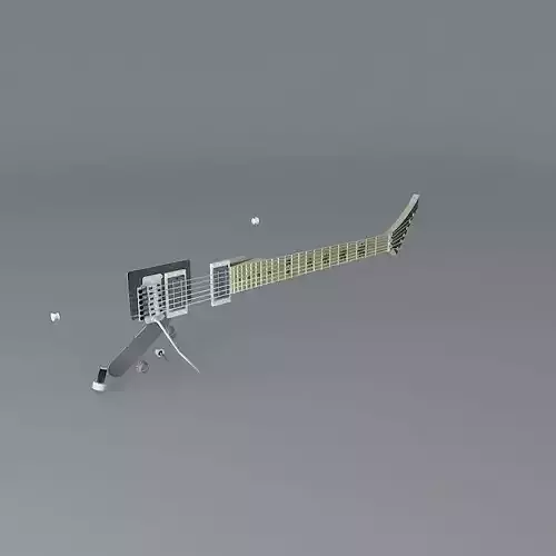 Guitar neck with components