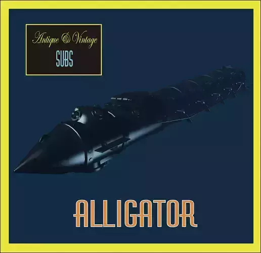 Alligator submarine 3D model