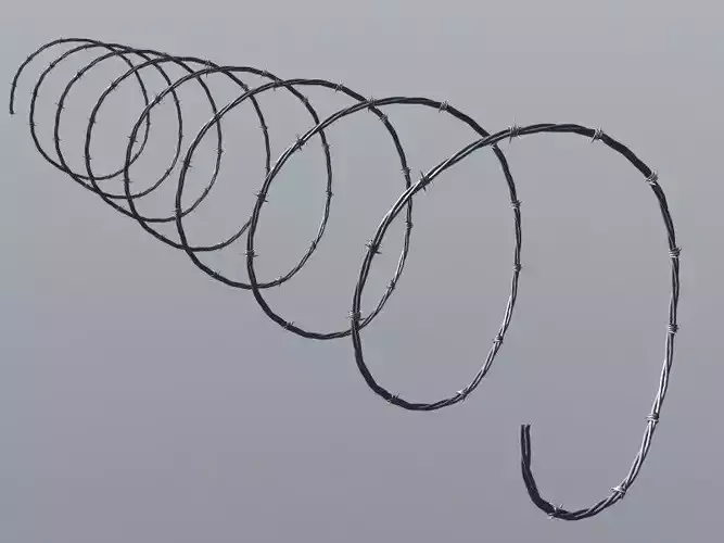 Barbed Wire 2 3D model