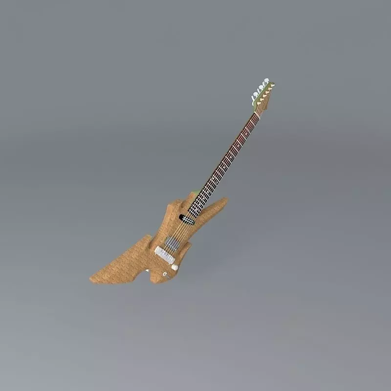 Radical Explorer designed guitar Free 3D model