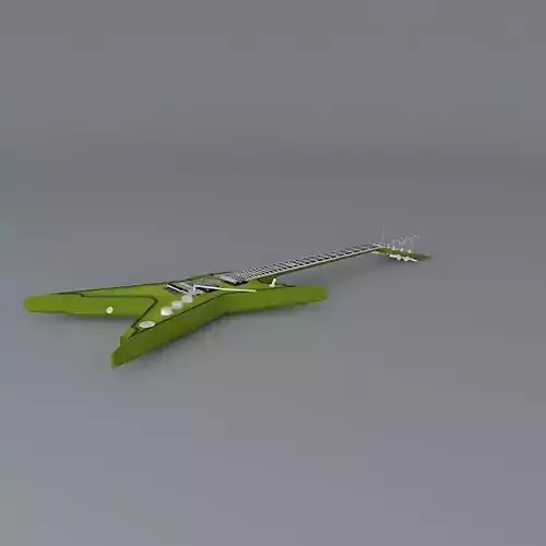 Dean Razorback 255 Dimeslime guitar