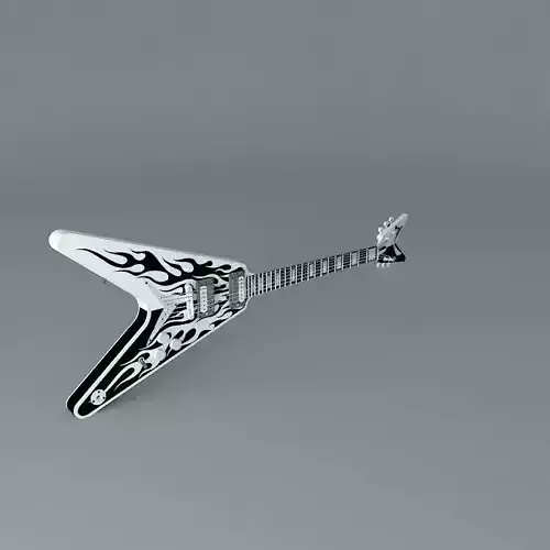 Michael Schenker singnature flame v guitar