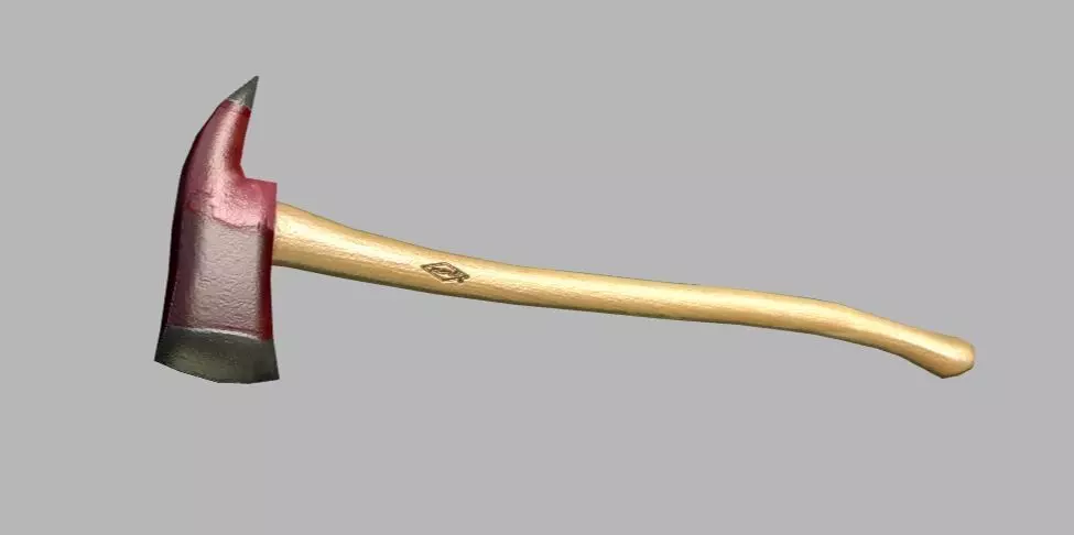 Low-poly fireaxe axe Low-poly 3D model