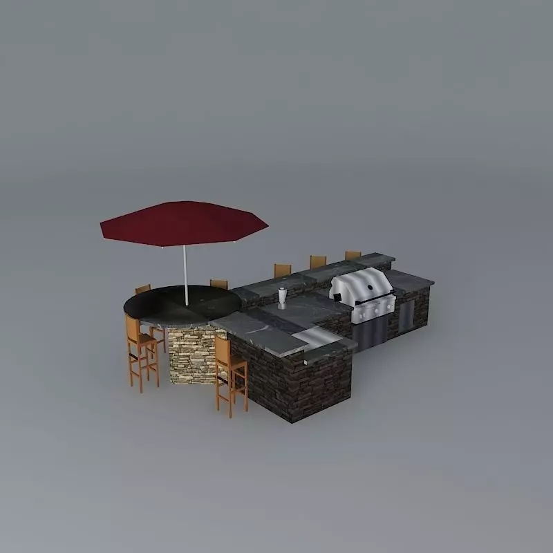 The Darvey grill Free 3D model