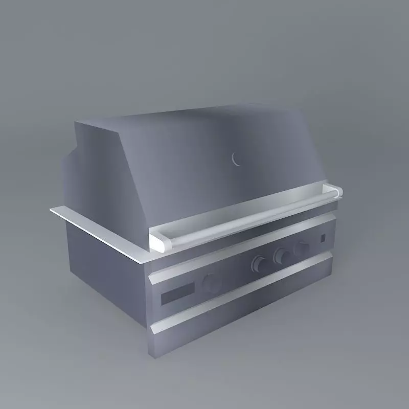 Summer set grill Free 3D model_0