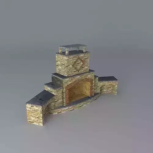 The Glastonbury fireplace