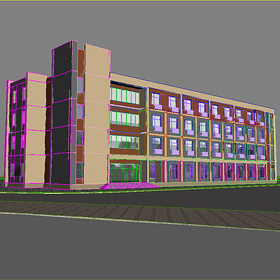 2004-03-04 tian jia hu su she 3D model_1