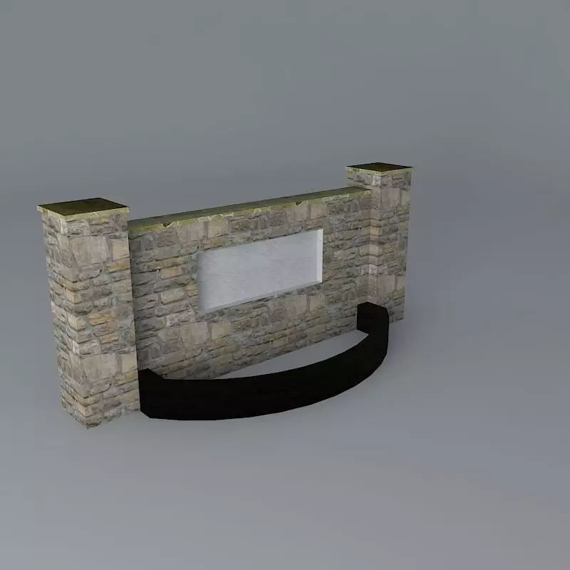 Stone sign Free 3D model