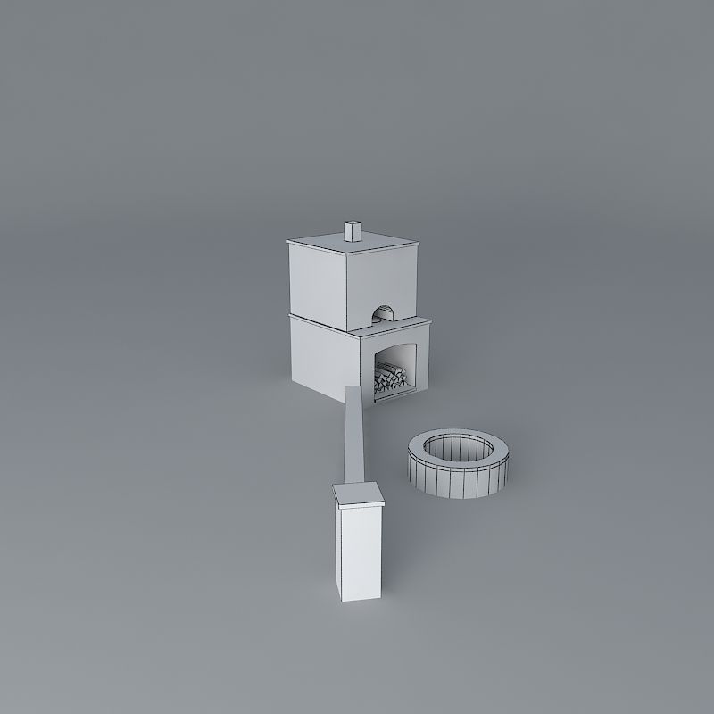 Pizza Oven Free 3D model_3