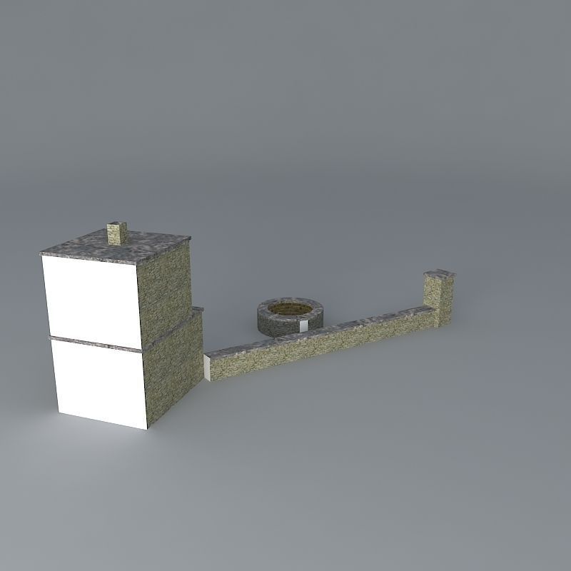 Pizza Oven Free 3D model_1