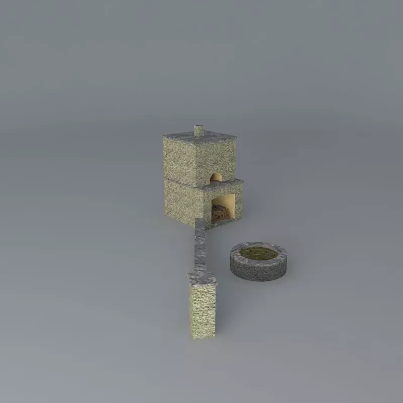 Pizza Oven Free 3D model_0