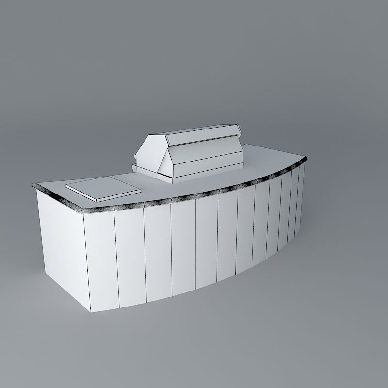 9' radius Grill Free 3D model_4