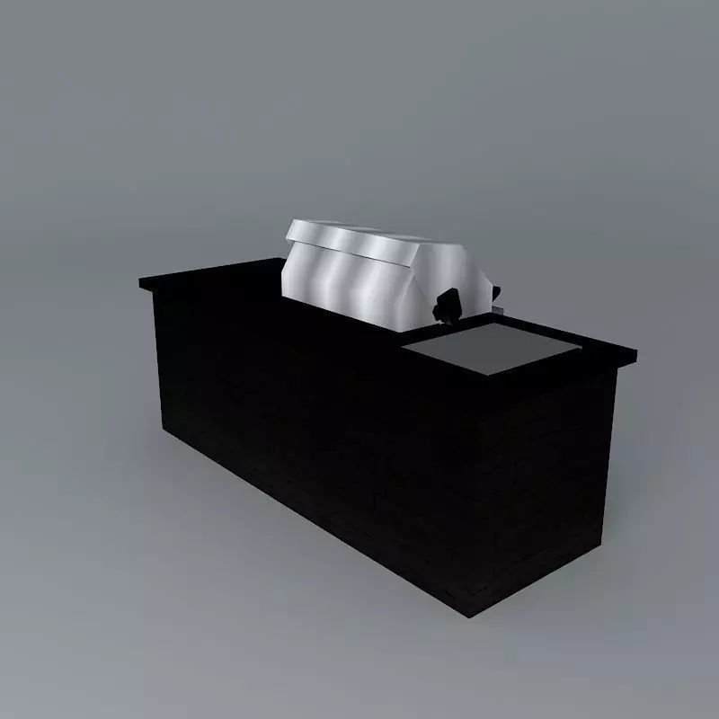 Grill Stand Free 3D model_0