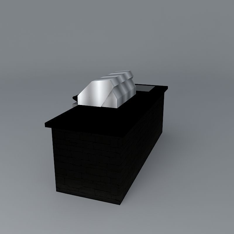 Grill Stand Free 3D model_1