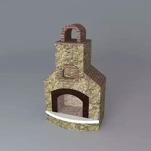 Round top fireplace