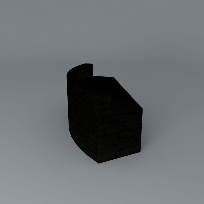 Radius Grill With Back Splash Free 3D model_1