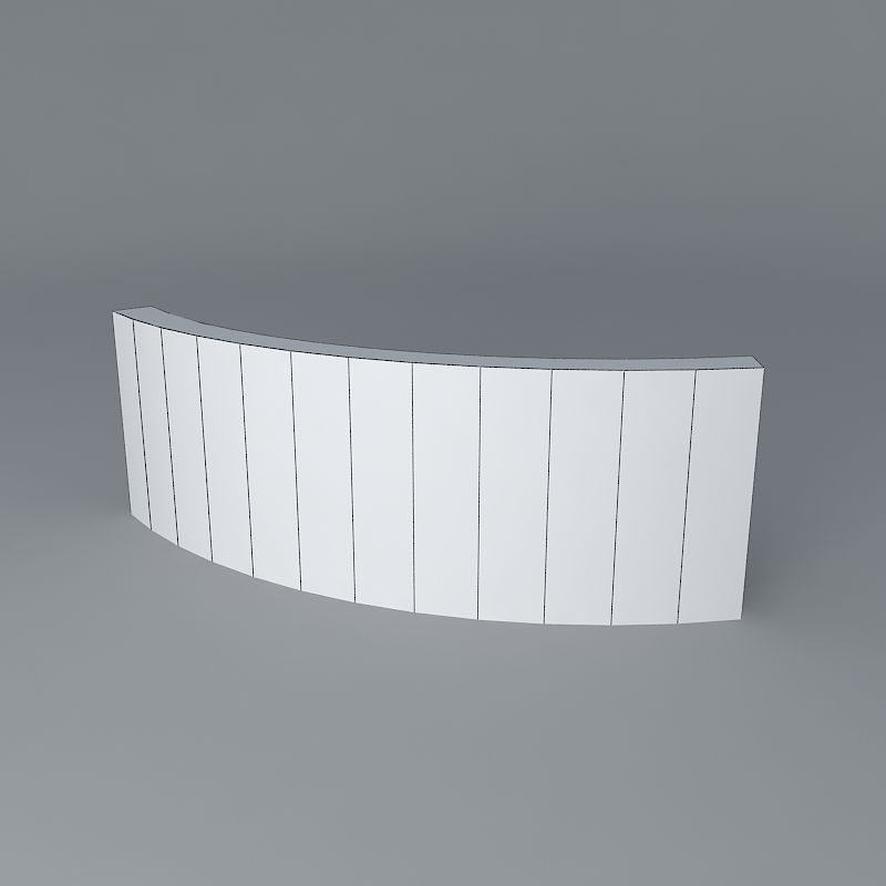 Radius Grill With Back Splash Free 3D model_4