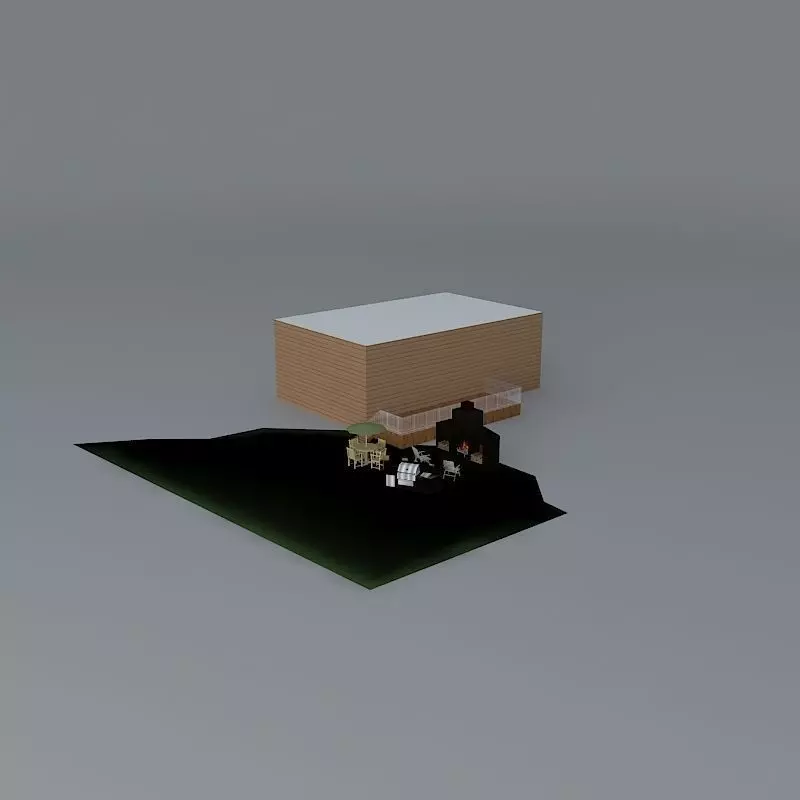Outdoor Kitchen Free 3D model