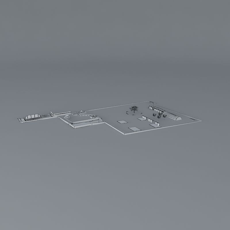 Design proposal for community farm Free 3D model_4