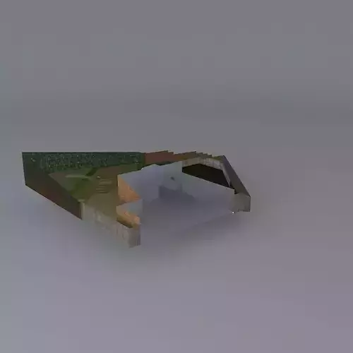 Sloping and terraced garden