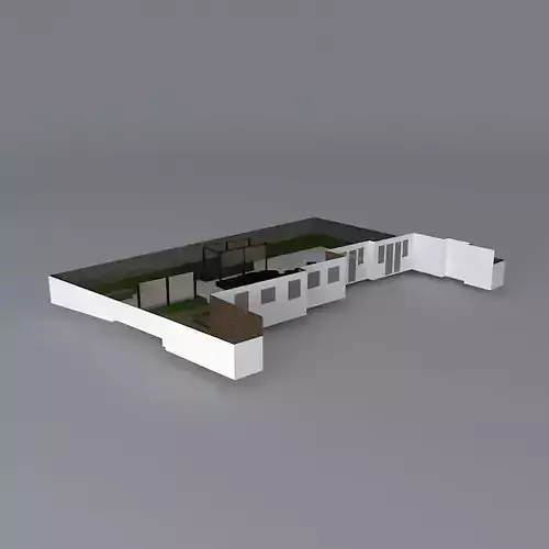 Garden design to remove grass slope option