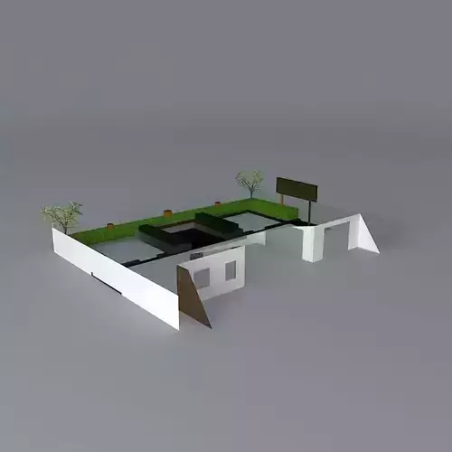Contemporary town garden design