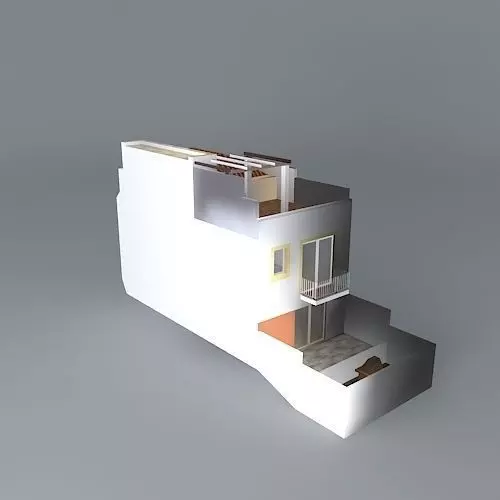 T2 Townhouse in Tavira Portugal Free 3D model