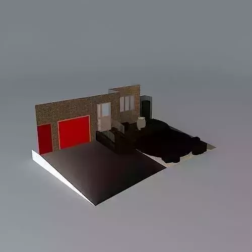 Sloping front garden design 