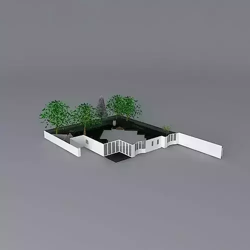 Sunken garden design 