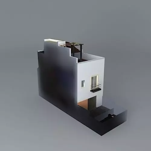 T2 townhouse in Tavira Portugal Free 3D model