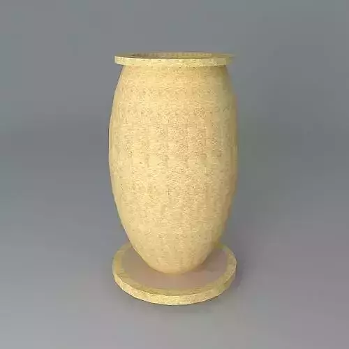 Large urn on saucer