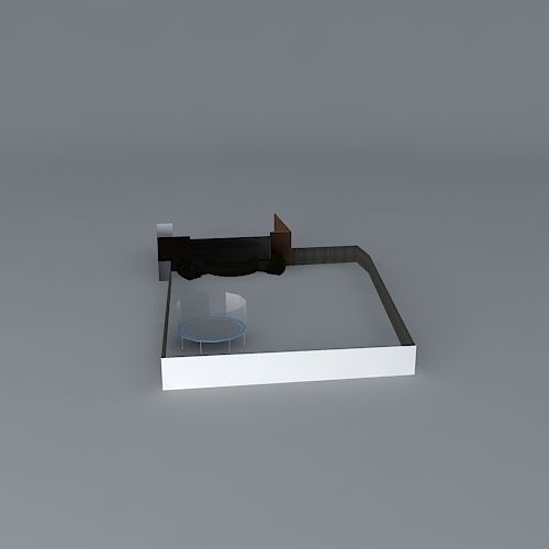 Garden design  Free 3D model_2