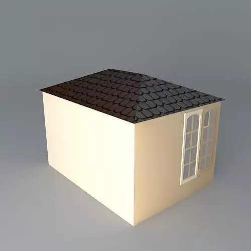 3.5mx 2.5m traditional summerhouse Free 3D model